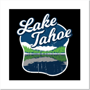 Lake Tahoe Boating Fishing Fisherman Gift Posters and Art